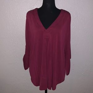 Boutique purple top size 1X